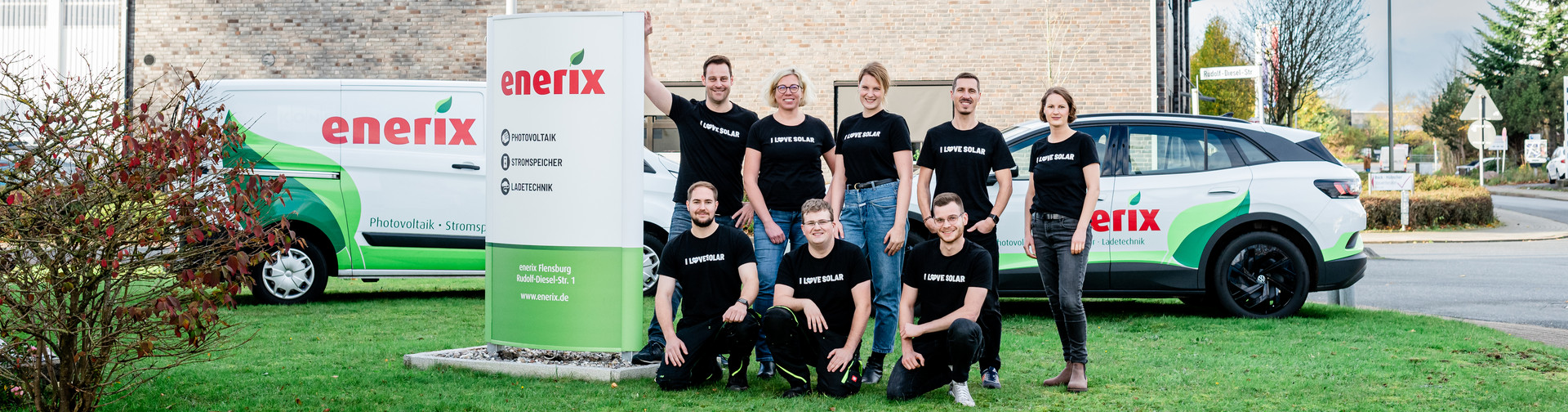 Das Team von enerix Flensburg