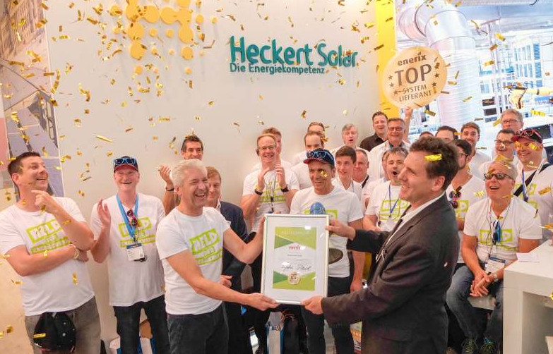 Heckert-Solar erhält Auszeichnung zum Top Systempartner 2018