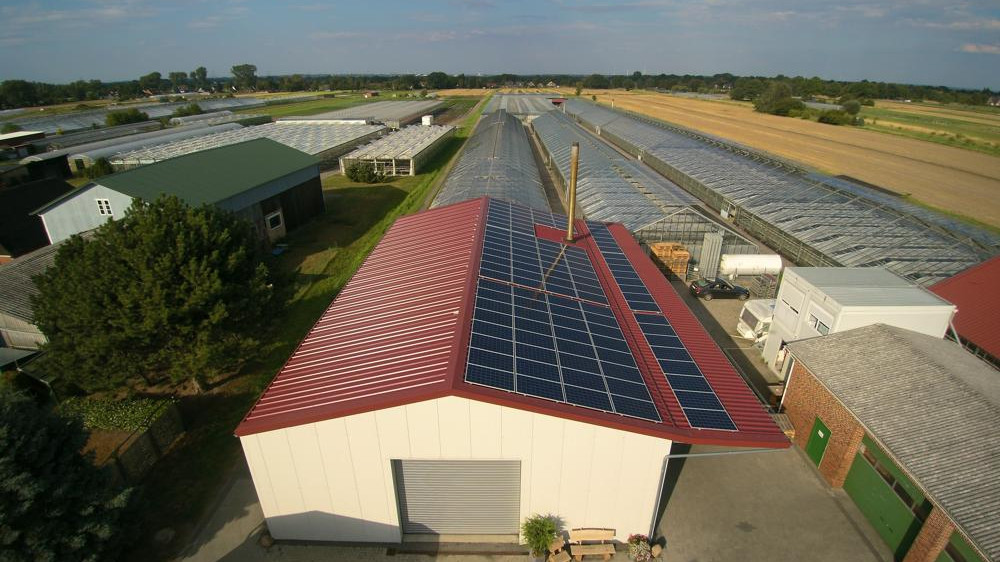 Photovoltaikanlage für Unternehmen Landwirtschaft
