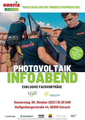 Photovoltaik Infoabend Ostrach