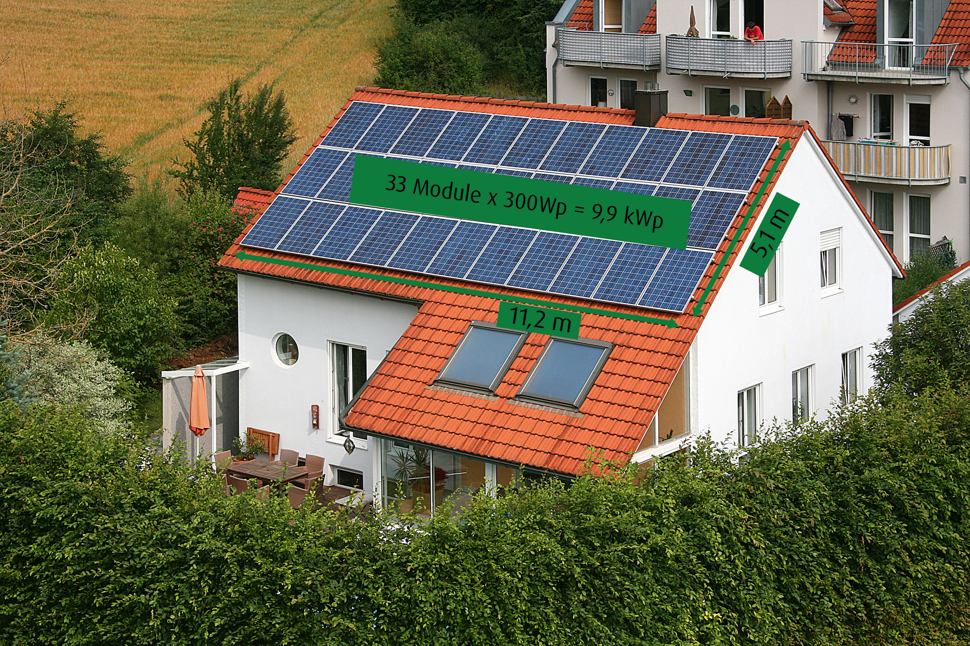 solarrechner für eigenes hausdach