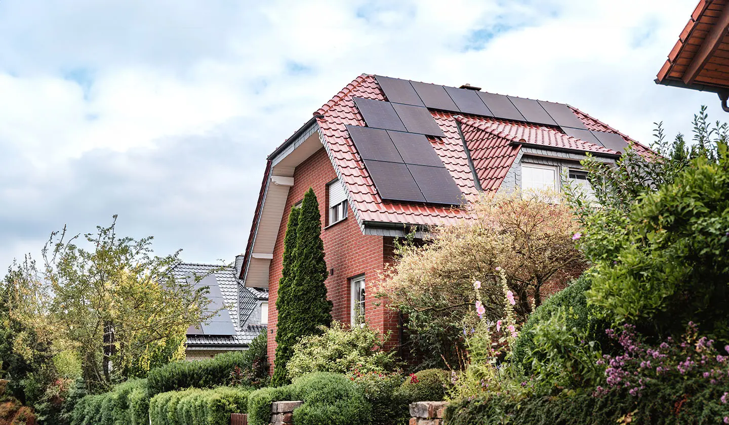 Haus mit Photovoltaikanlage in Paderborn