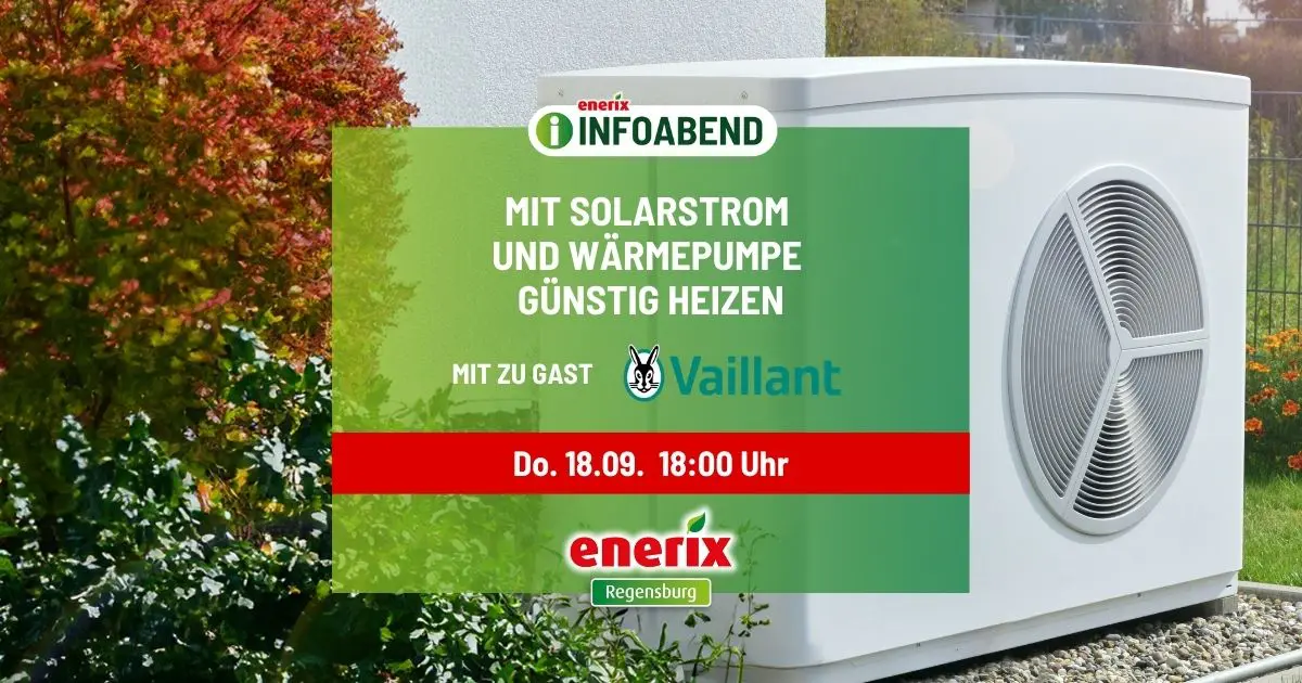 enerix Regensburg Infoabend Wärmepumpe 18.09.2025