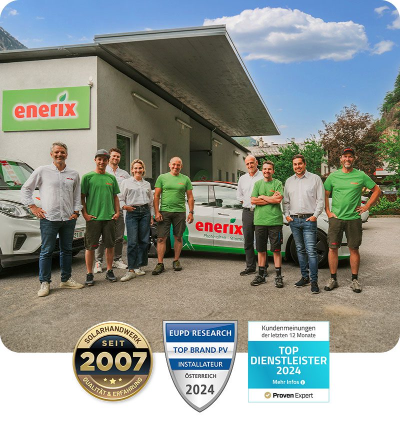 Das Team von enerix Tirol