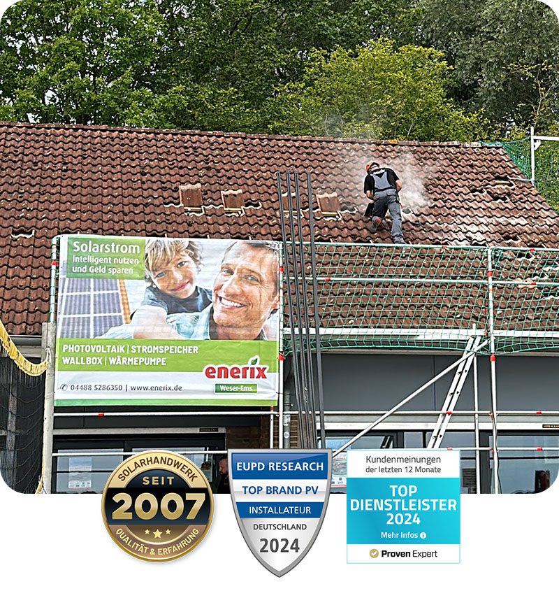 enerix weser ems dachmontage