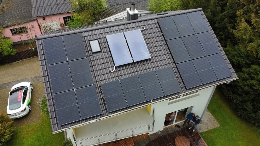Ersatzstromfähige Solaranlage von enerix Memmingen