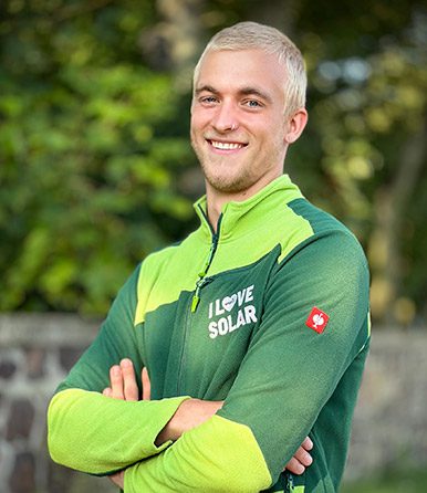 Der Dachmonteur von enerix Halle Saale Lasse A