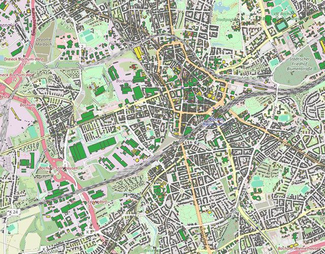 Solardachkataster von Bochum