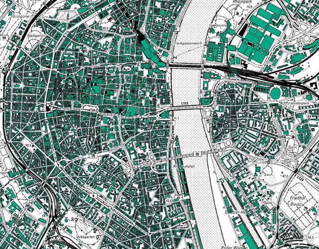 Solardachkataster Karte von Köln