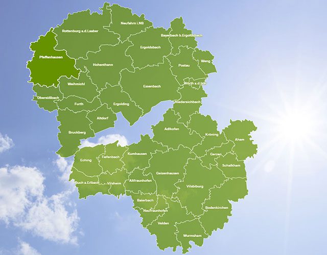 Solardachkataster des Landkreises Landshut