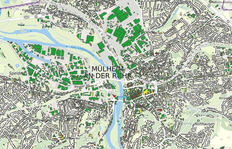 Solarkataster von Mühlheim an der Ruhr