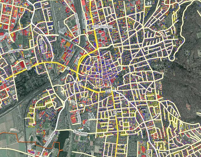Solarkataster Karte von Göttingen