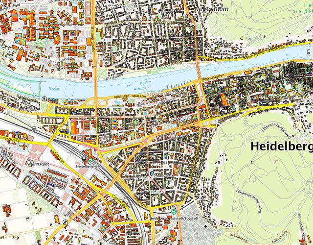Solarkarte Heidelberg