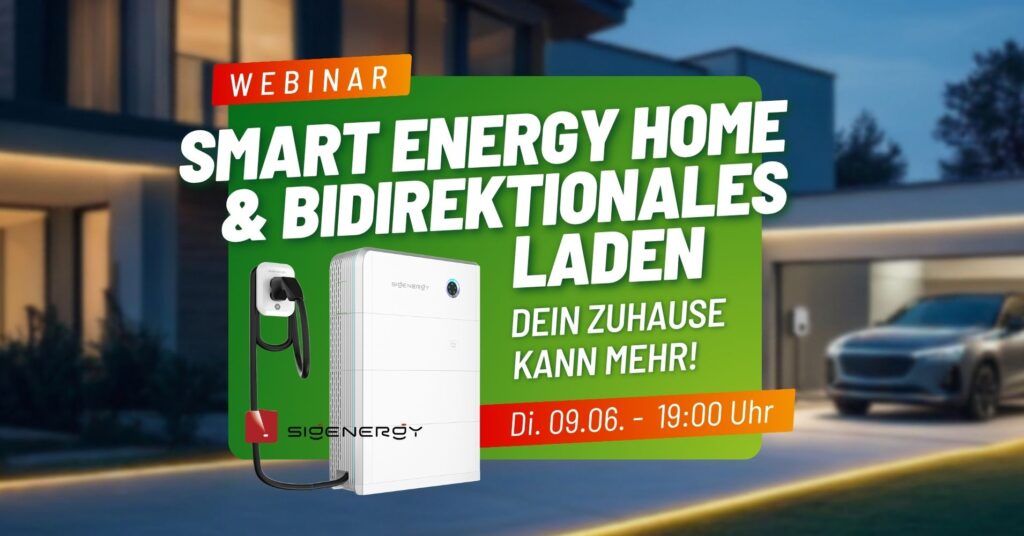 webinar bidirektionales laden sigenergy 2606 event