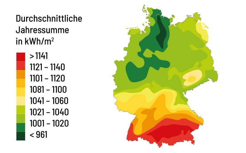 sonneneinstrahlung deutschland jahresdurchschnitt 1