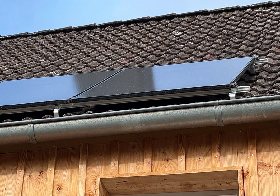 Balkonkraftwerk Dach