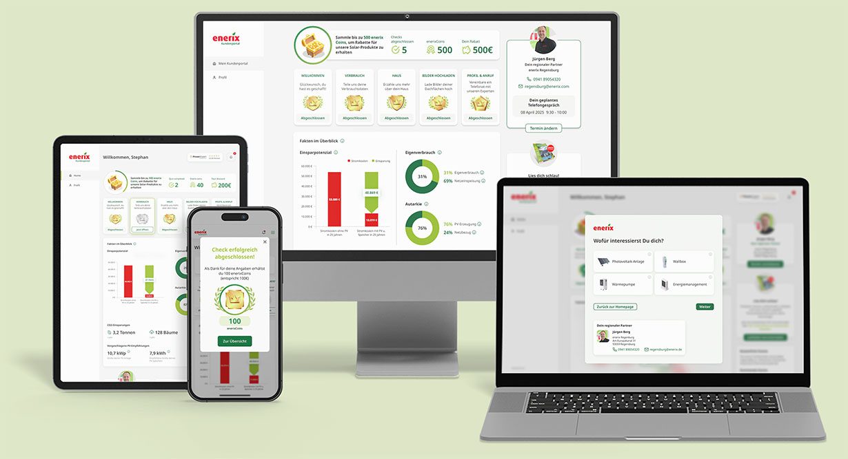 multi device mockup enerix pilot