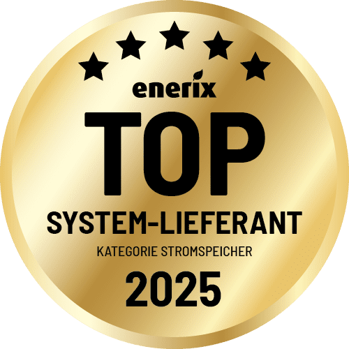 Siegel TOP Systemlieferant 2025 Speicher web