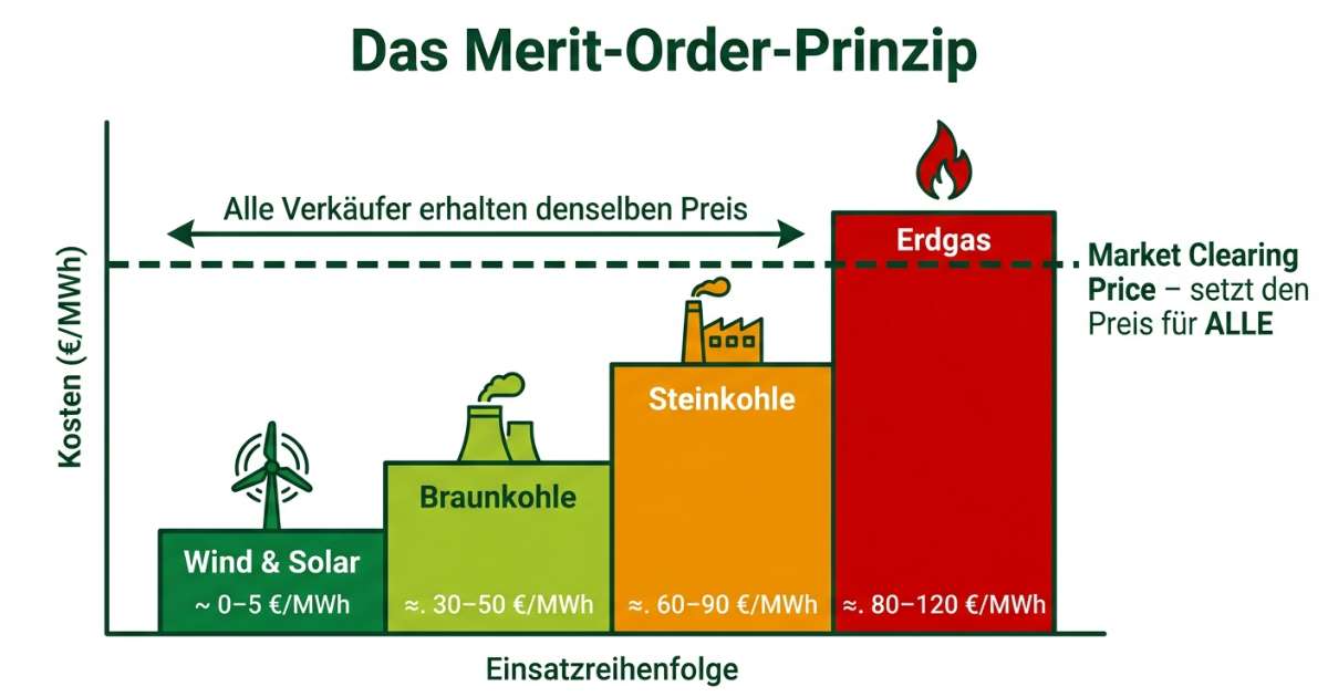 Merit Order Prinzip